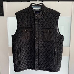 Johnnie-O Waxed canvas vest.  Men's size L.